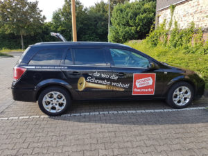 Fahrzeug Beklebung -Opel